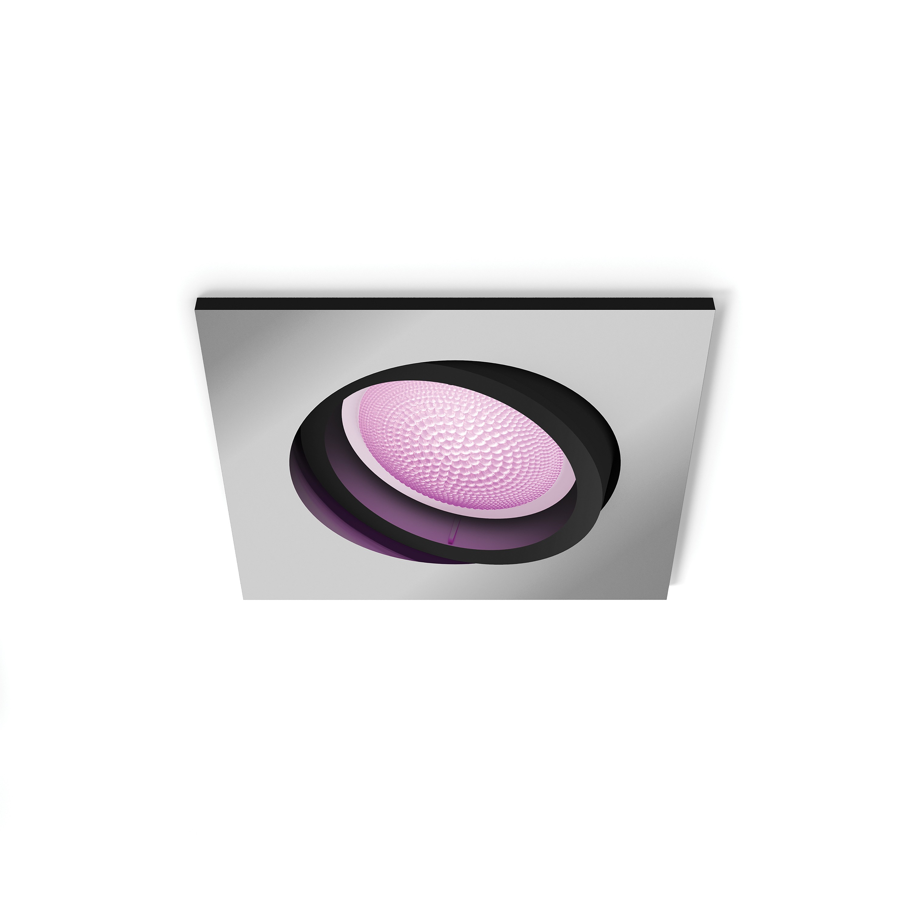 Philips Hue Inbouwspot Centura Aluminium Vierkant GU10 5.7W White&Color Ambiance