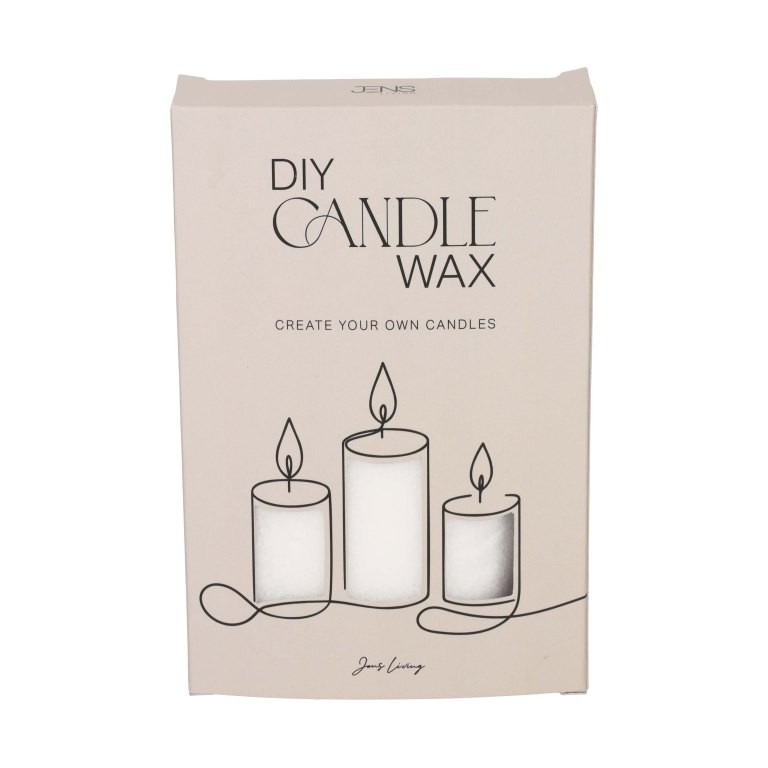 JENS Living DIY Kaars Wax Set - Waxkorrels & 5 Lonten