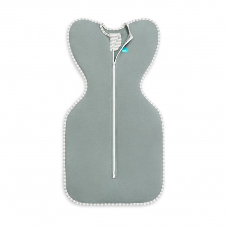 Love to Dream Inbakerslaapzak Swaddle UP Deep Olive Fase 1 small - 3.5-6 kg - Tog 1.0