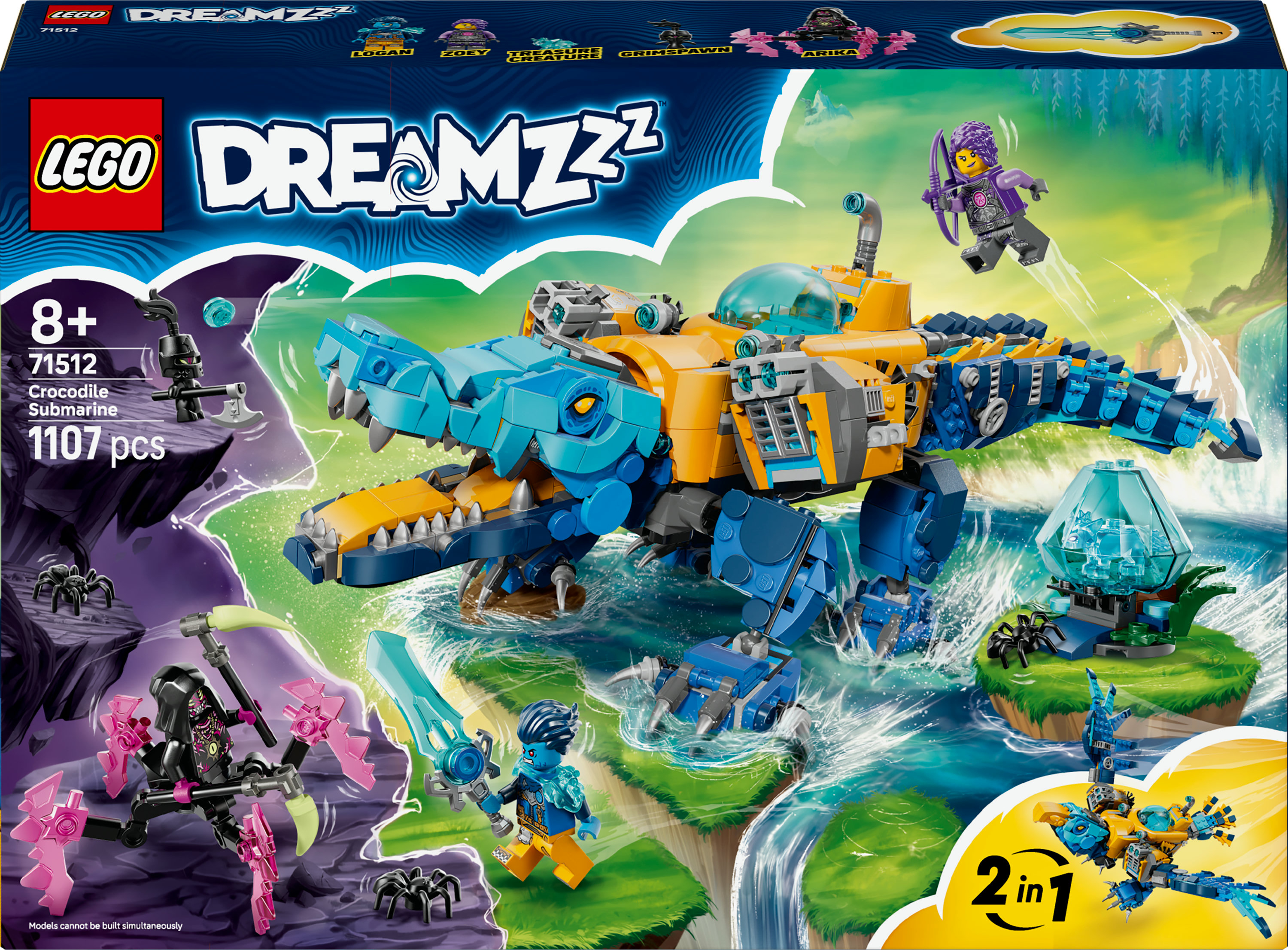 Lego DREAMZzz 71512 Krokodilonderzeeër