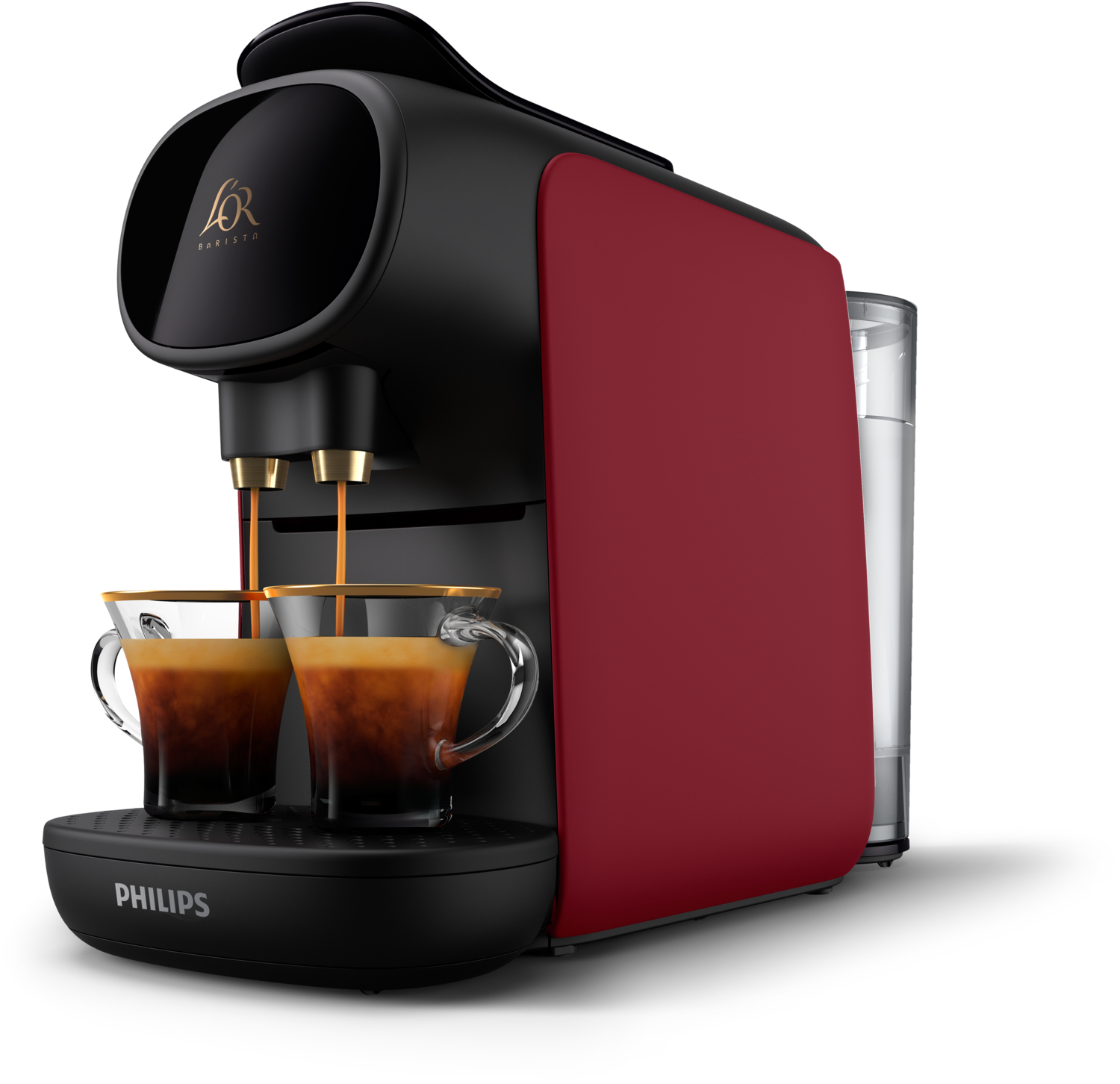 Philips L'Or Barista LM9012/50, expresso met capsules Rood Philips L'Or Barista LM9012/50, expresso met capsules Rood
