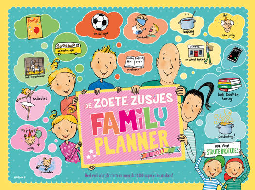 Familieplanner 2027 - De Zoete Zusjes Family Planner 2027