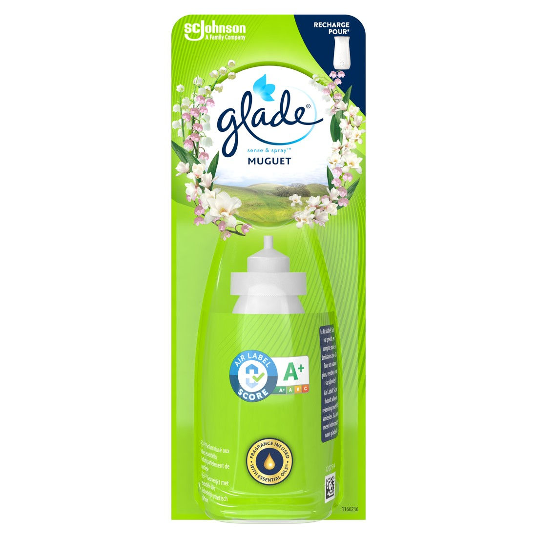 Glade Luchtverfrisser Sense&Sensual Refill Muguet 18 ml Glade Luchtverfrisser Sense&Sensual Refill Muguet 18 ml