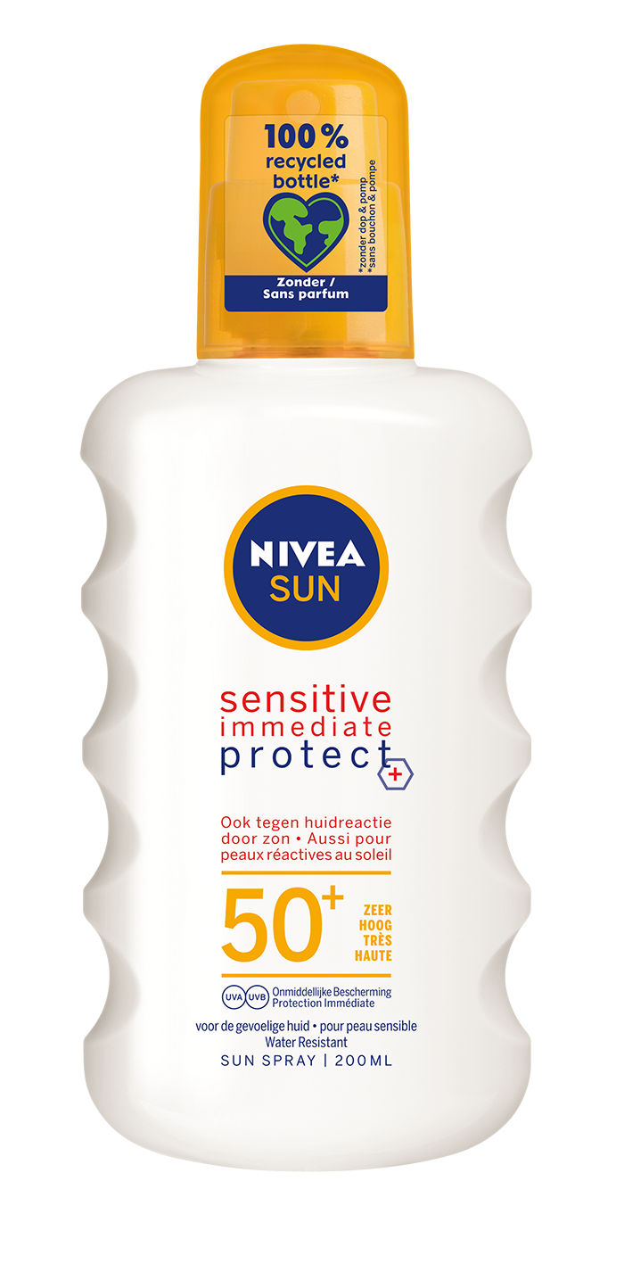 Nivea Sun Zonnemelk Adult Sensitive SPF50+ Spray - 200 ml