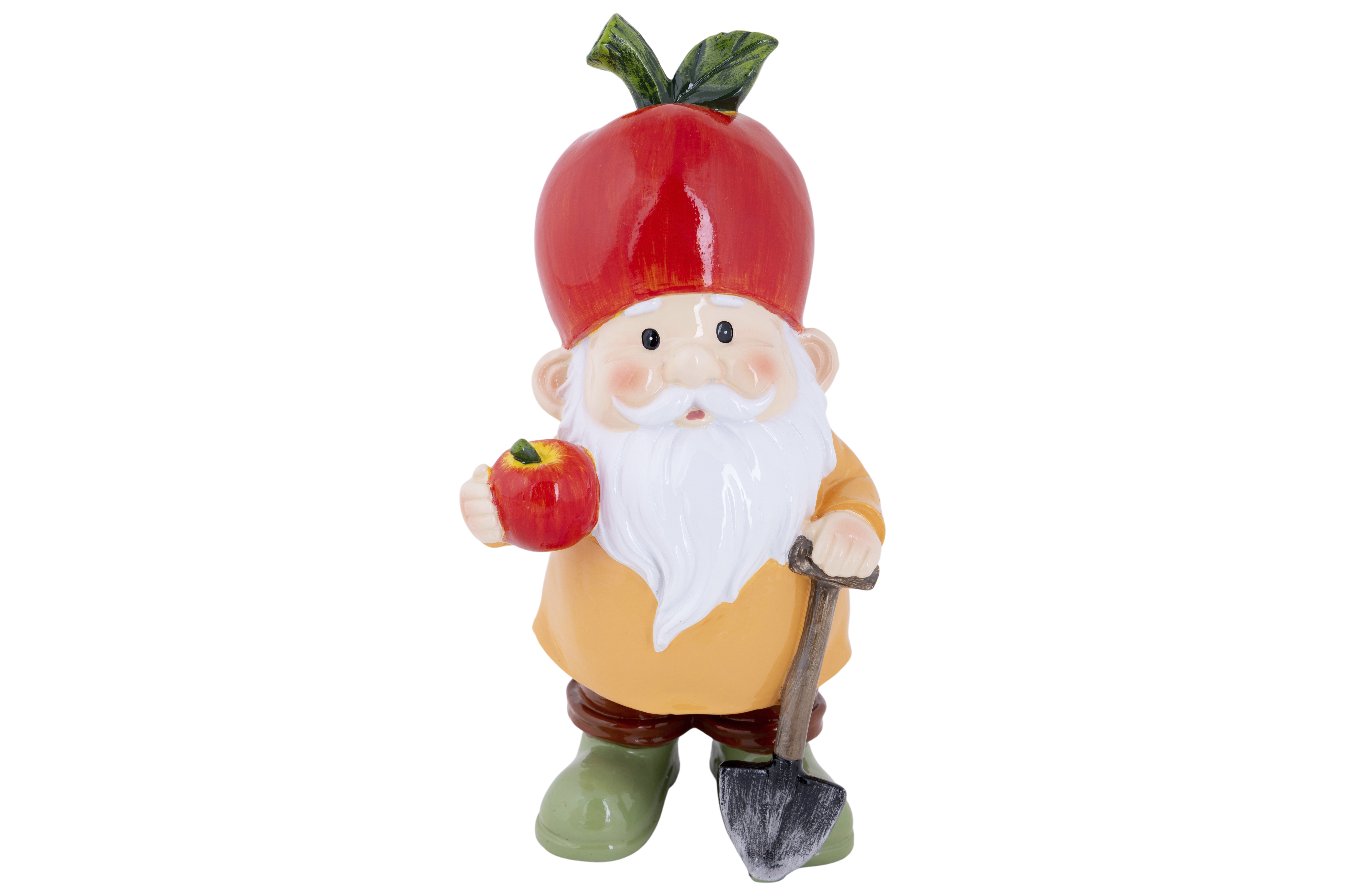 Cosy@Home Kabouter met Appel - 12.5x9x20.5 cm