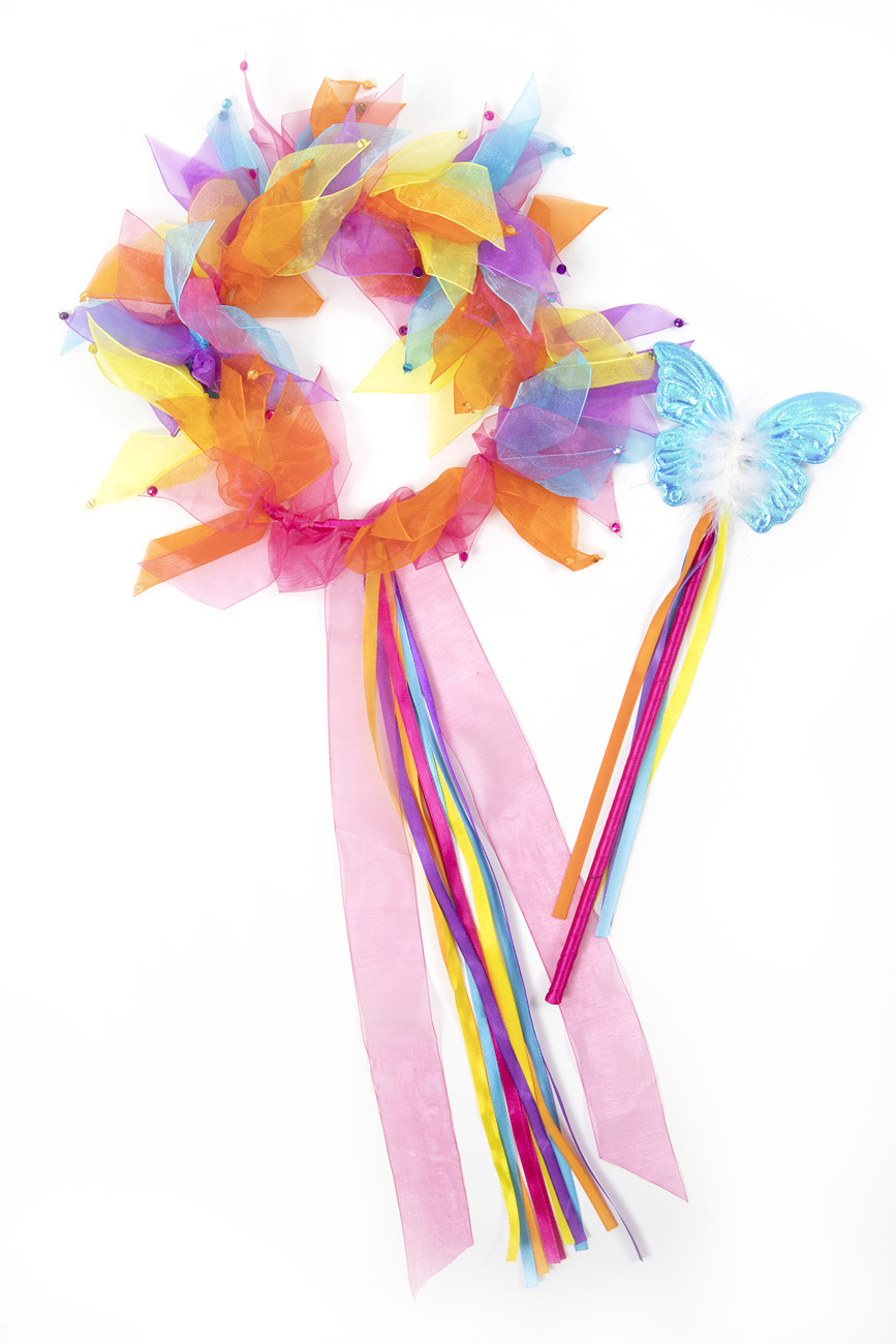 Little Adventures Toverstaf-Kroon Rainbow Fairy +3 jaar