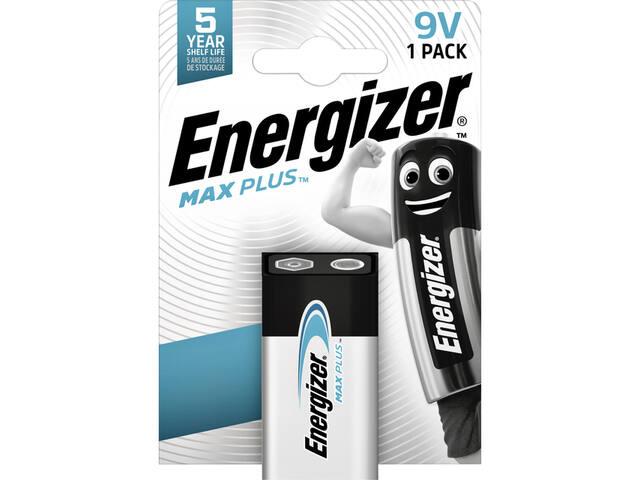Energizer Max Plus Alkaline Batterij 9 Volt 6LR61 - 1 Stuk