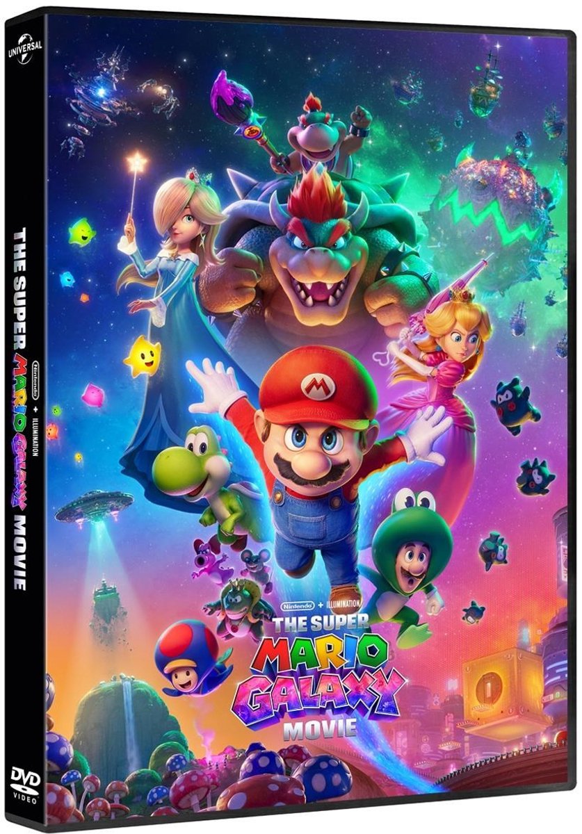 The Super Mario Galaxy Movie DVD