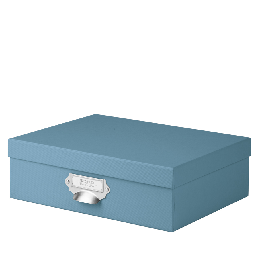 Rossler SOHO Opbergdoos Grip Denim 25.5x10.5x33.5 cm
