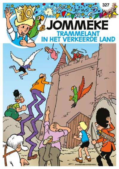 Stripverhaal Jommeke 327 - Trammelant in het Verkeerde Land