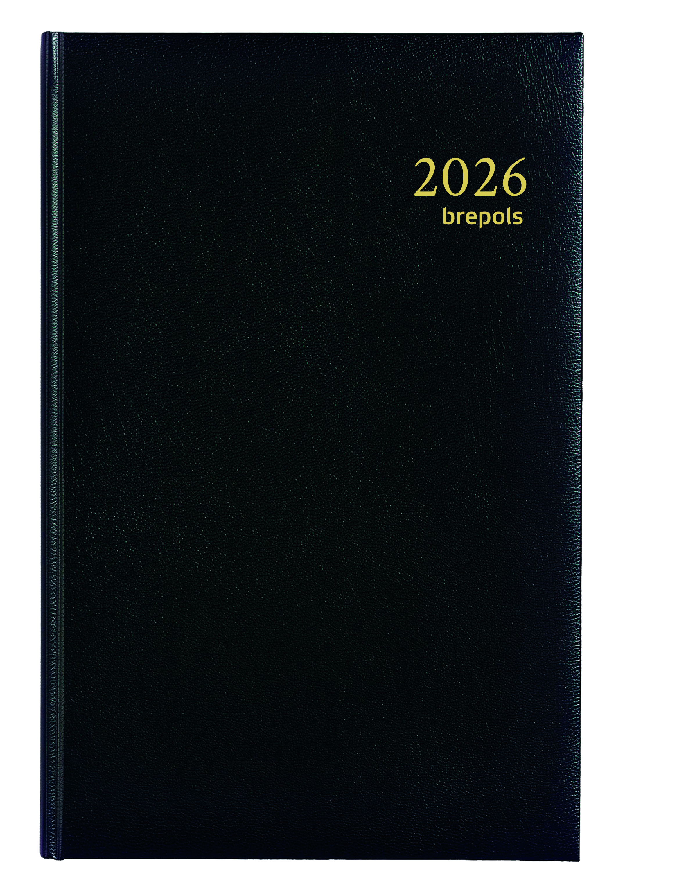 Brepols Agenda 2026 Saturnus Lima 1week/2pag Zwart 13x20.8 cm