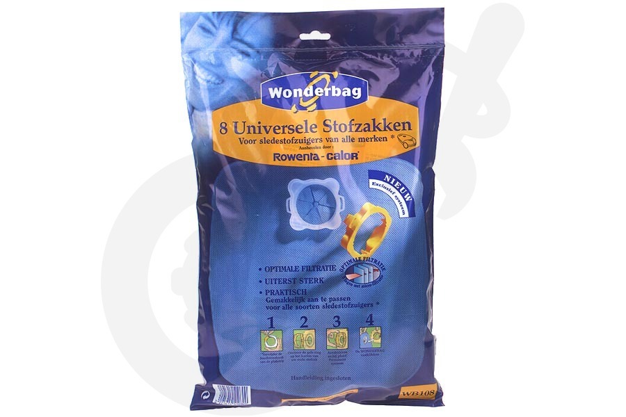 STOFZUIGERZAK, WONDERBAG, PAST OP ALLE STOFZUIGERS MITS KOPPELING OUDE ZAK, 5ST