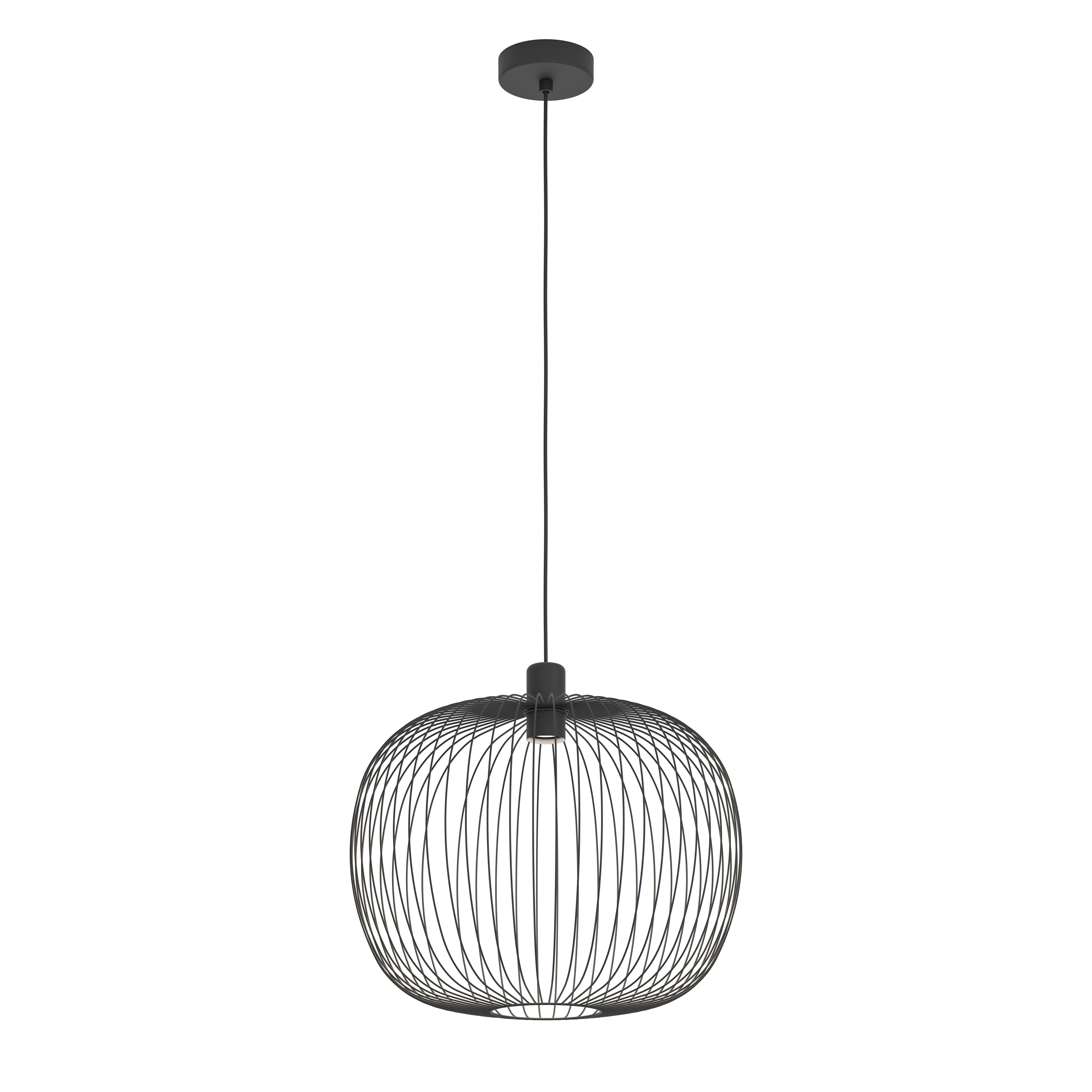 Eglo Lodods Hanglamp Zwart 450mm E27