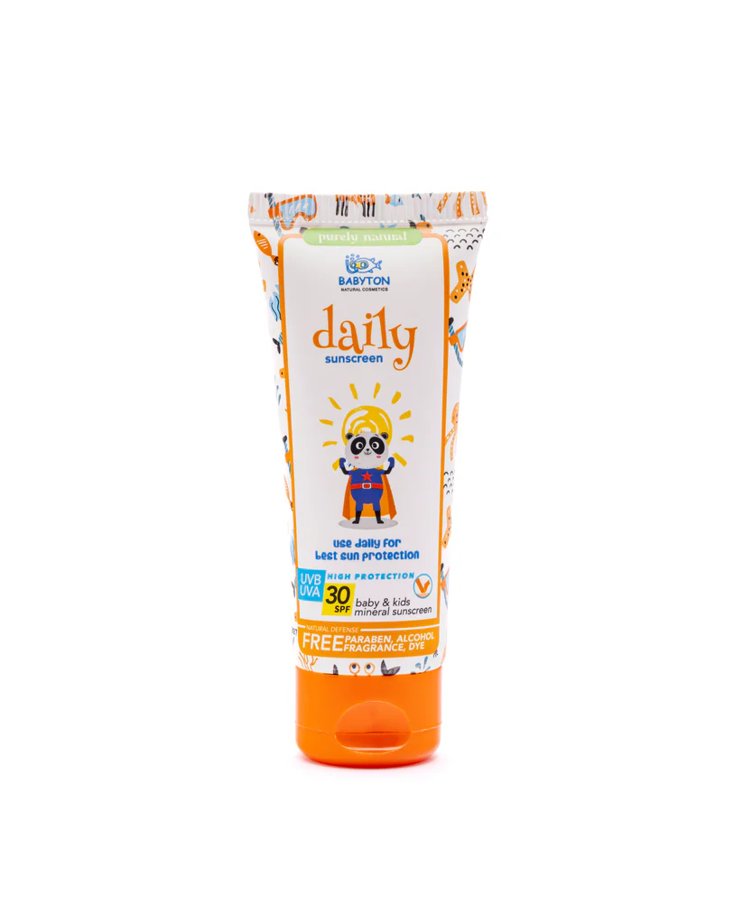 Babyton Zonnecrème Tube Natuurlijk-Mineraal SPF30 - 100 ml