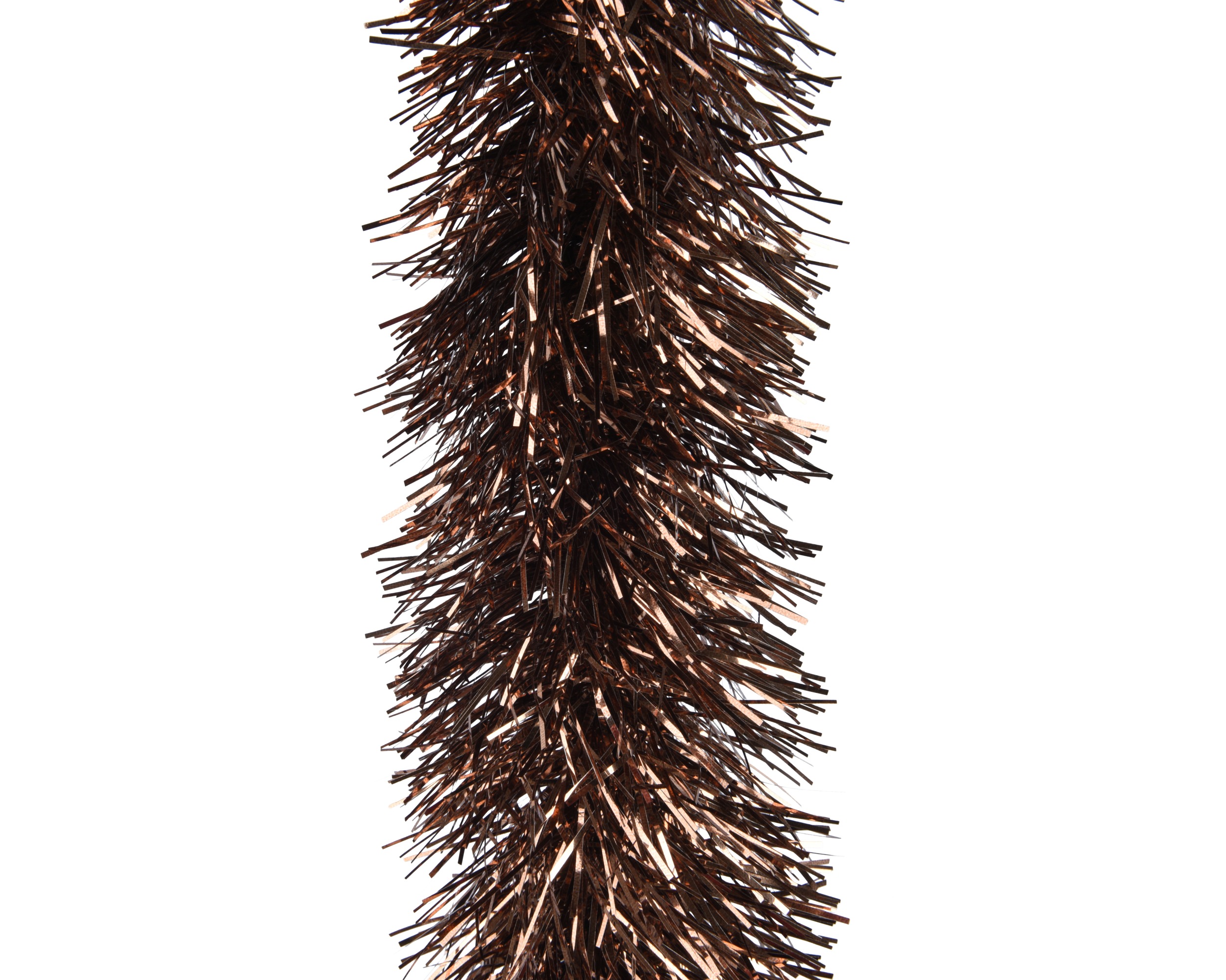 Guirlande Lametta Espresso 10x270 cm - Glanzend
