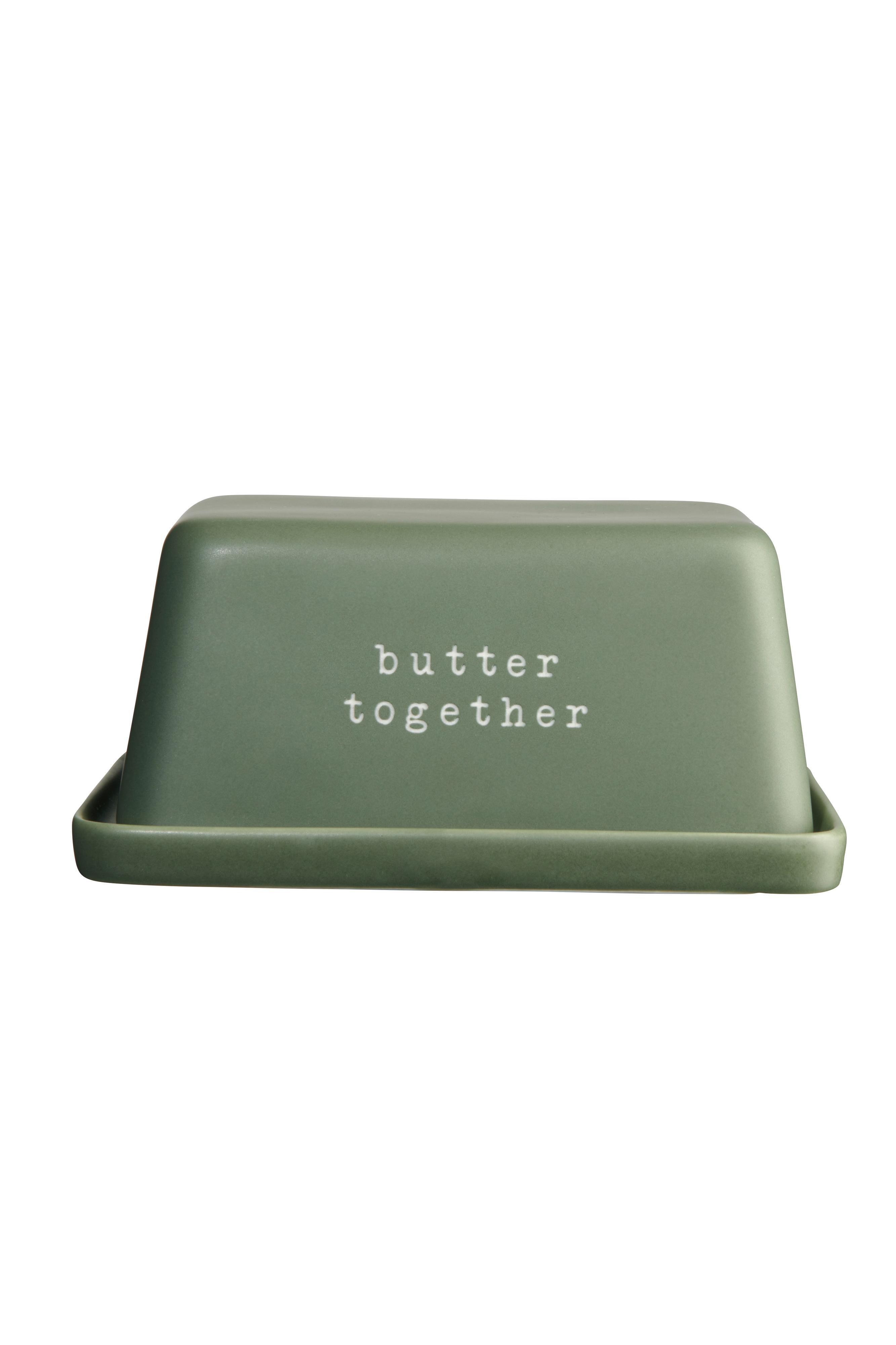 ASA Boterschaal Hey! Butter Together 16x11x7.5 cm - New Bone China