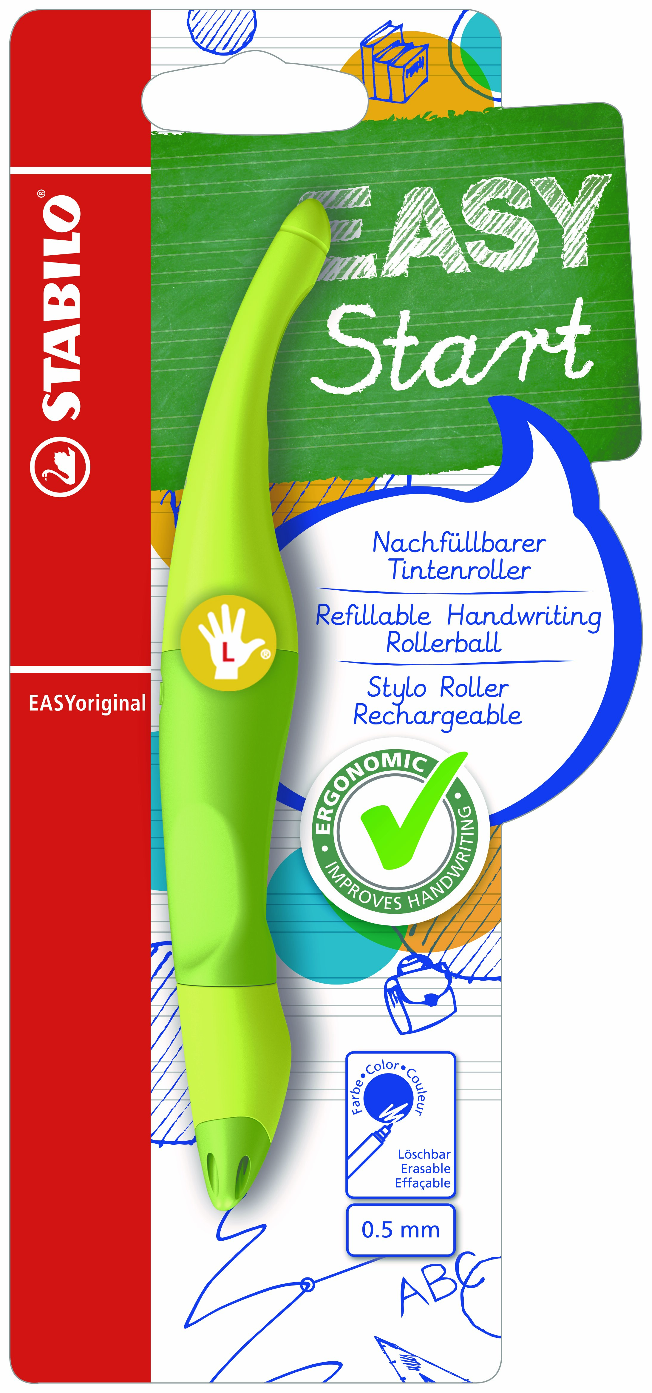 STABILO EasyOriginal Rollerpen Links Limoen/Groen - Blister