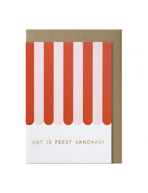 Wenskaart Luifel het is Feest Vandaag