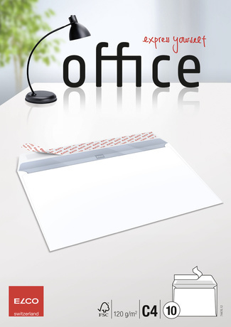 Elco Enveloppen C4 Office Wit 100 gr 10 stuks