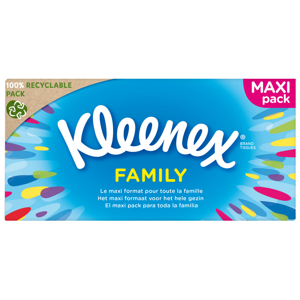 Kleenex Zakdoekjes Familypack 128 stuks