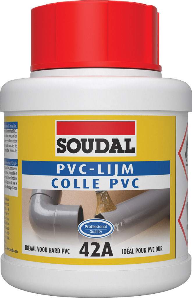 Soudal PVC Lijm 42A Transparant 250ml