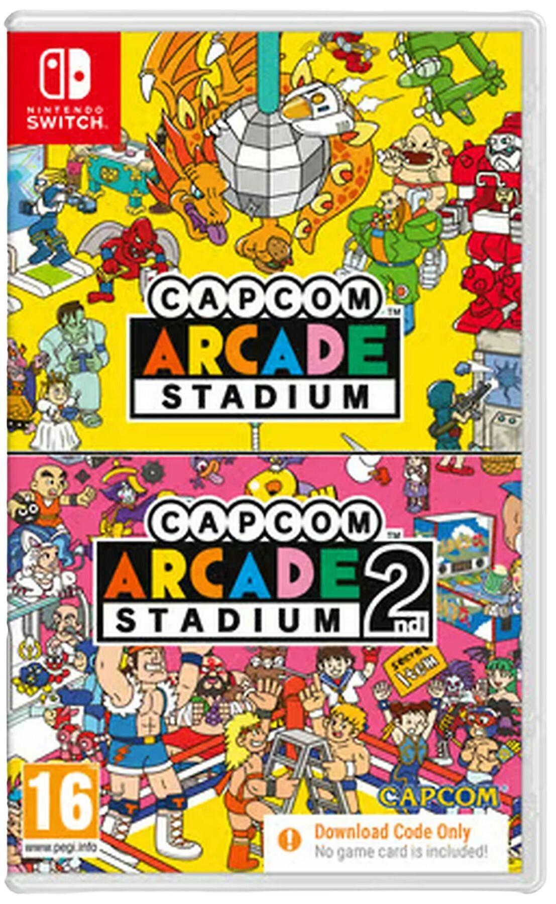 Nintendo Switch Capcom Arcade Stadium 1+2 (Code in Box)