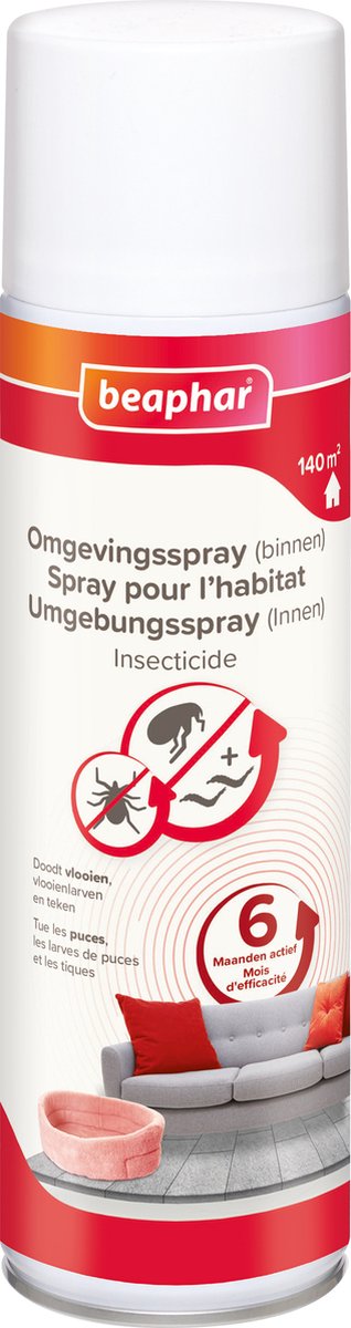 Beaphar Omgevingsspray 6 Maanden 500 ml