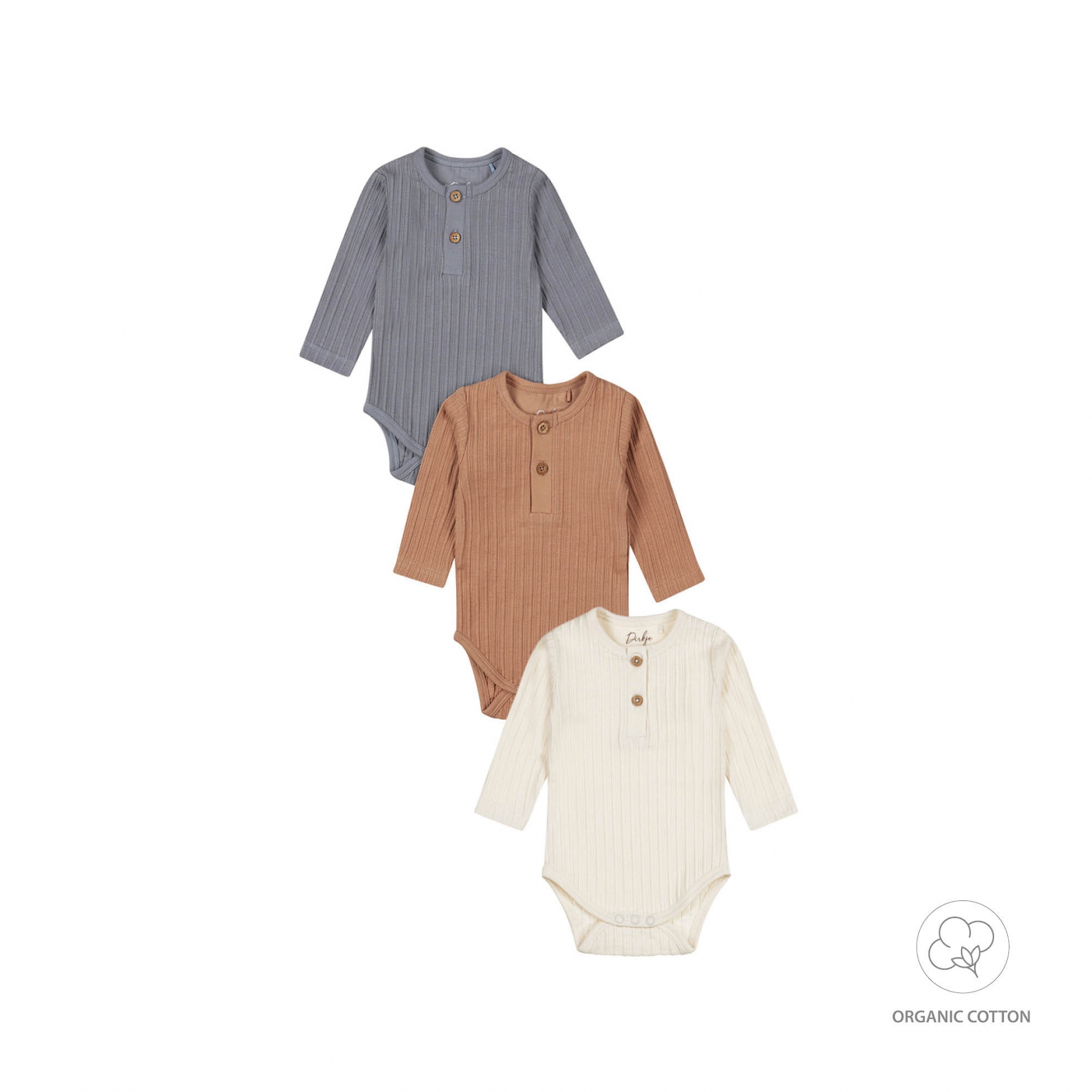 Dirkje Body Nb Jongens Lm 3 stuks Multi colour - 18 maand