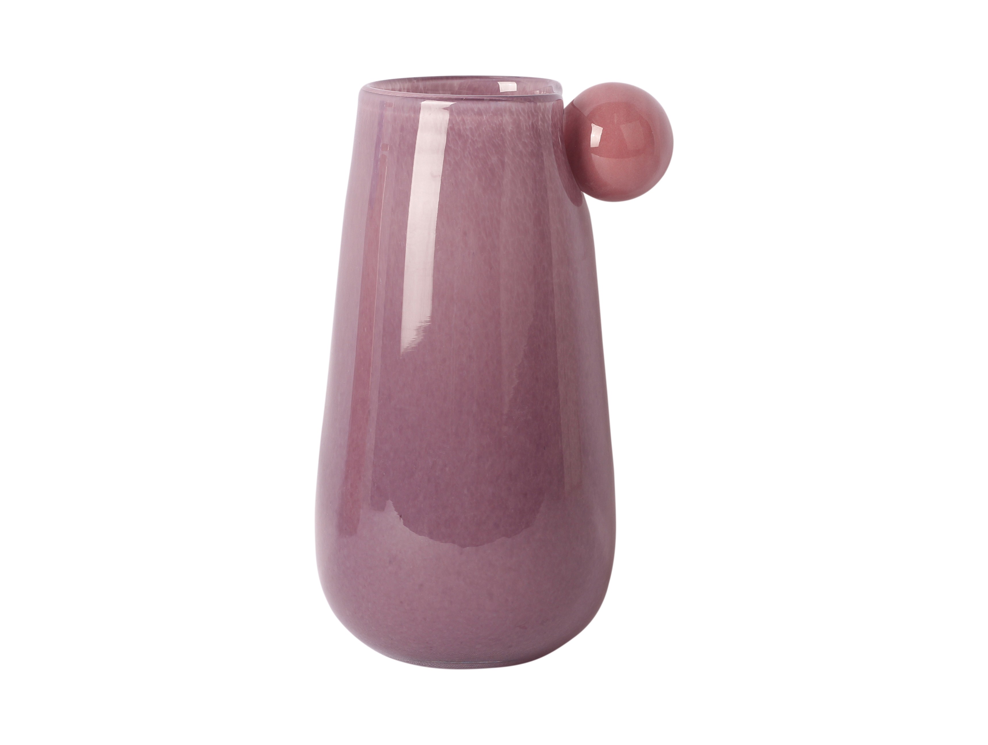Present Time Vaas Bolita Soft Purple 15x25 cm - Glas
