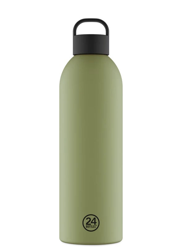 24Bottles Clima Bottle Isoleerfles 1500ml Sage - Stone Finish - Double Wall