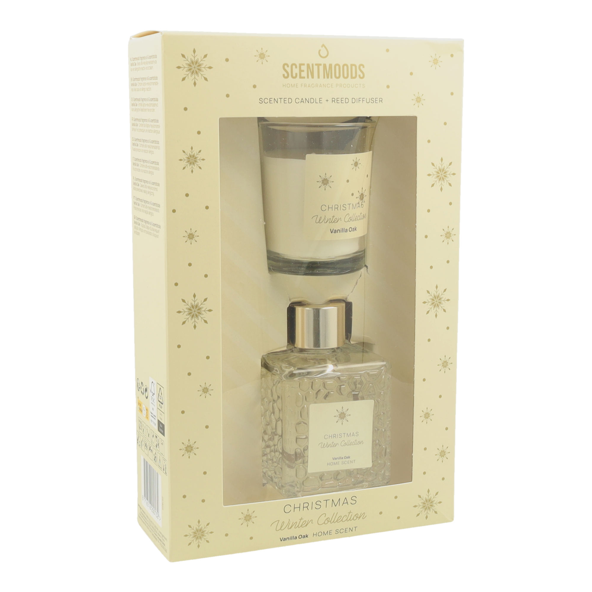 Scentmoods Geurdiffuser & Kaars Vanilla Oak Set