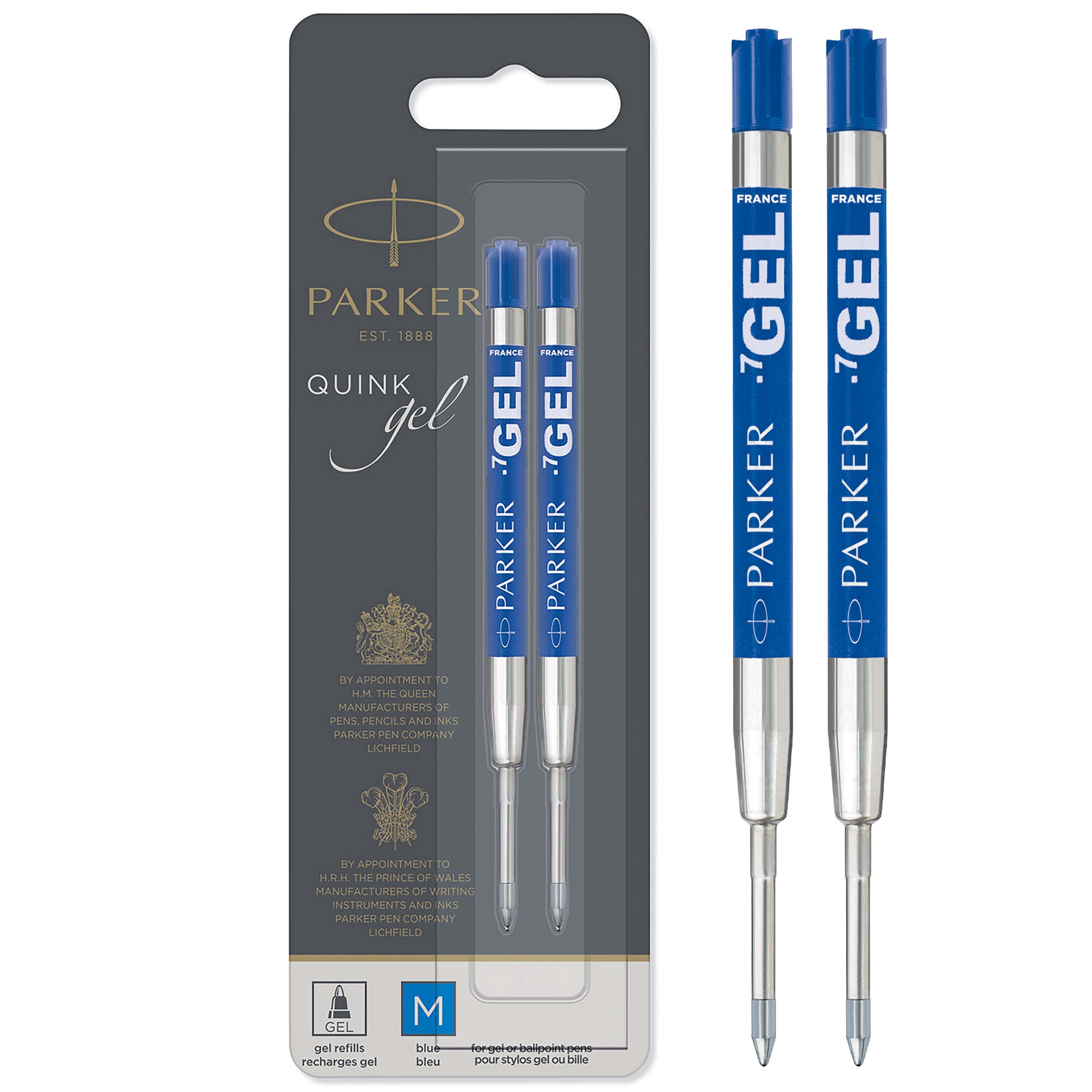 Parker Gelvulling M Blauw 2 stuks - Blister
