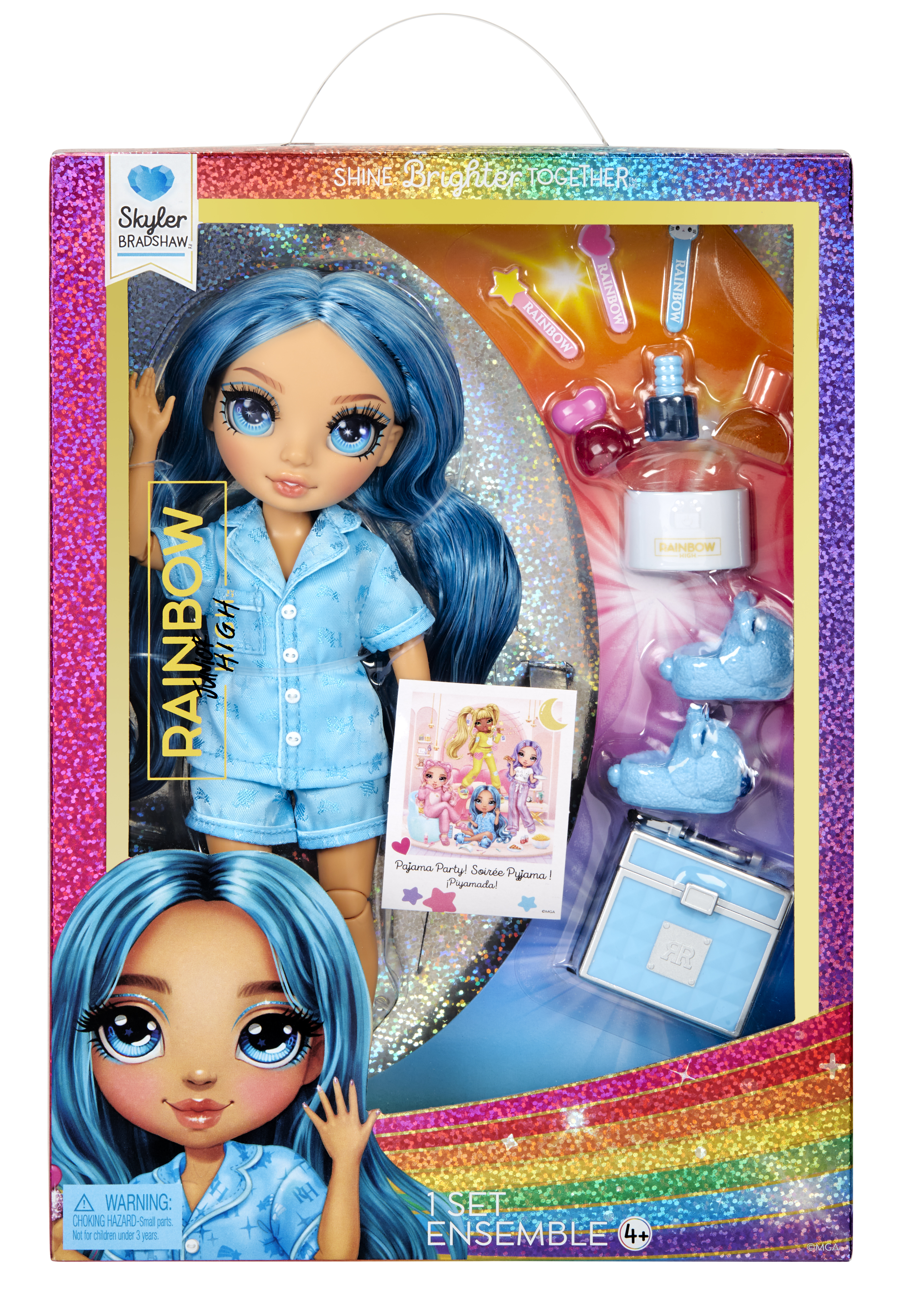 Rainbow High Junior High PJ Party Fashion Doll, Skyler