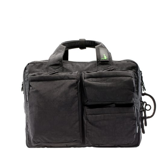 Mueslii Rugzak Kamura Coal Black Washed Out - met Schouderriem