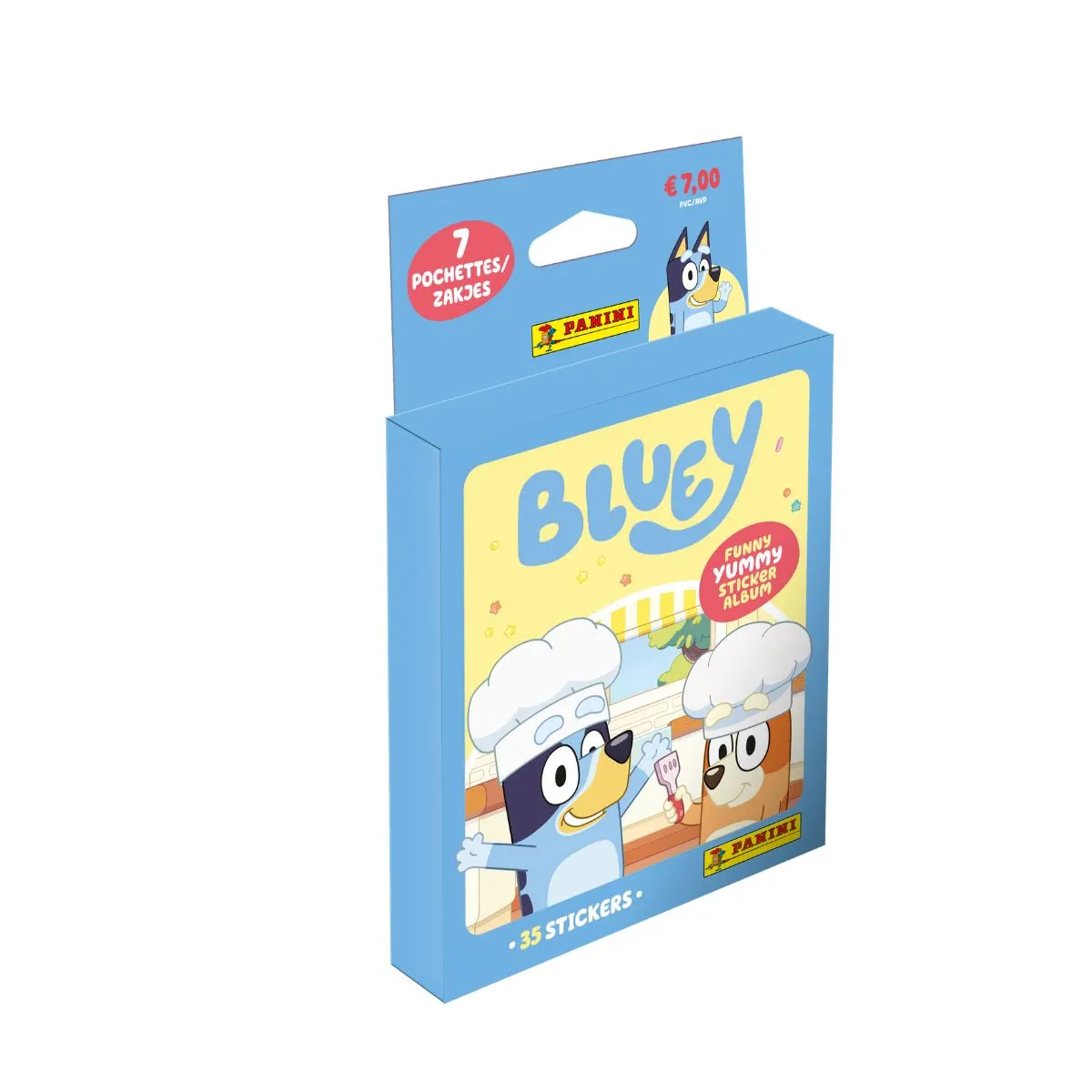 Panini Bluey Stickers Blister 7 stuks