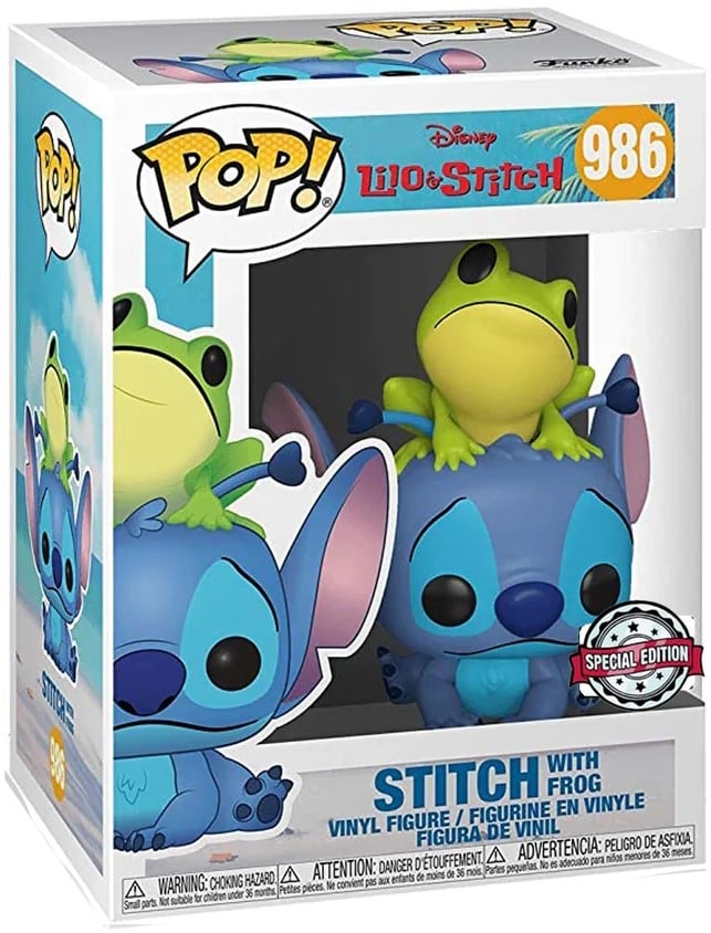 Funko Pop! Movies Disney - Lilo & Stitch: Stitch with Frog -> Special Edition 986