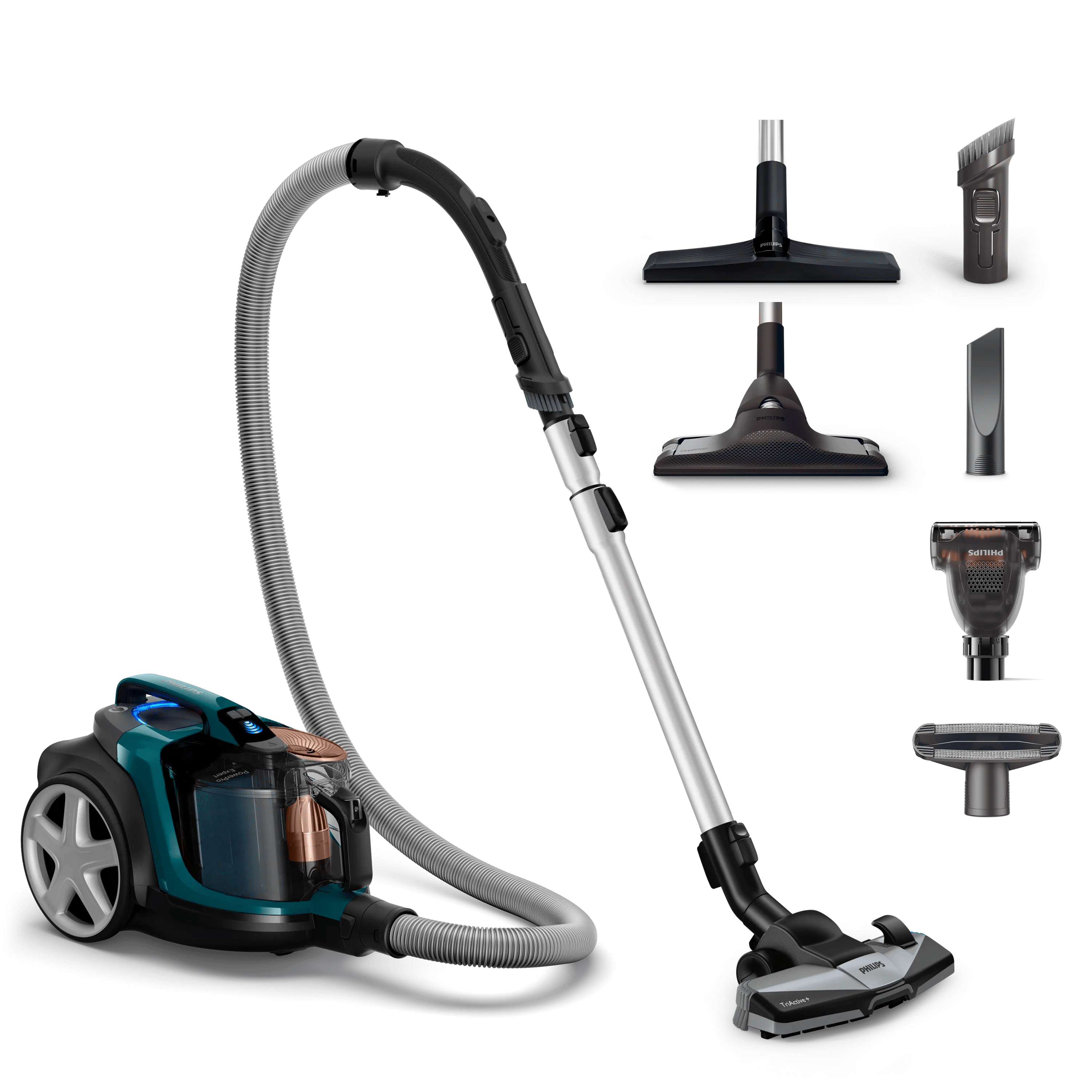 Philips Stofzuiger FC9744/09 PowerPro Expert, zonder zak, met 4 borstels