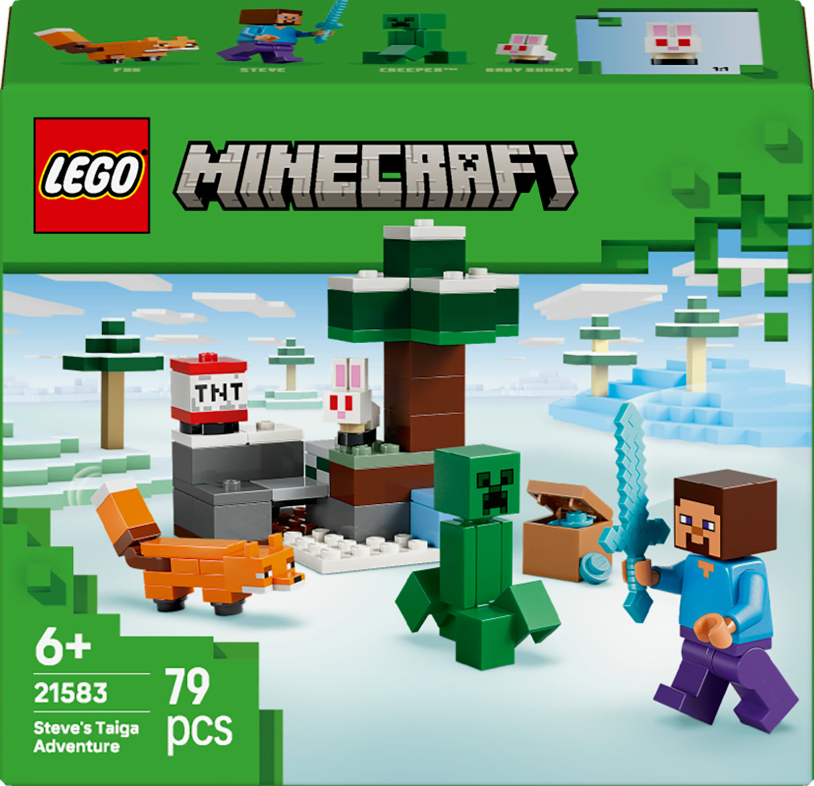 Lego Minecraft 21583 Steve's Taiga- Avontuur