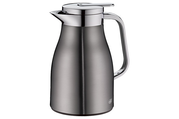 Alfi Schenkkan Skyline 650 ml Coolgrey 13x16.5x21.5 cm - met Glazen Binnenfles