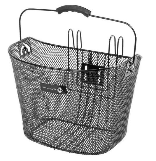M-Wave BA-F metalen fietsmand met haken