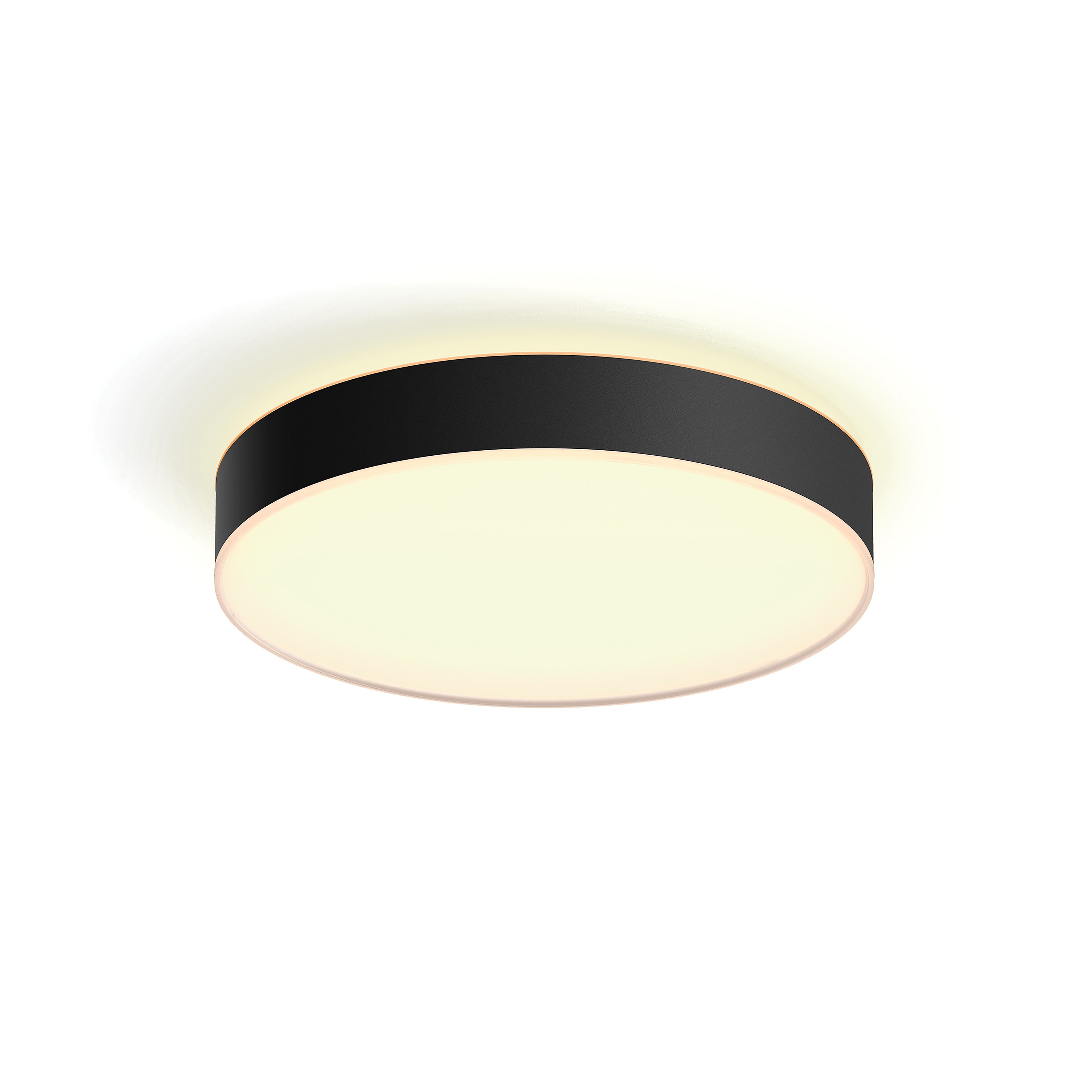 Philips Hue Plafondlamp Enrave Zwart 42 cm White Ambiance met Switch