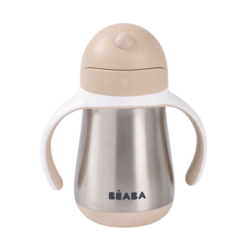 Beaba Drinkbeker met Rietje Clay RVS 250 ml