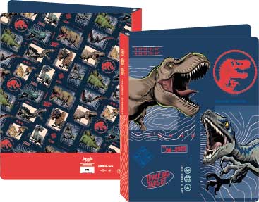 Jurassic World Ringmap A4 Rug 4cm