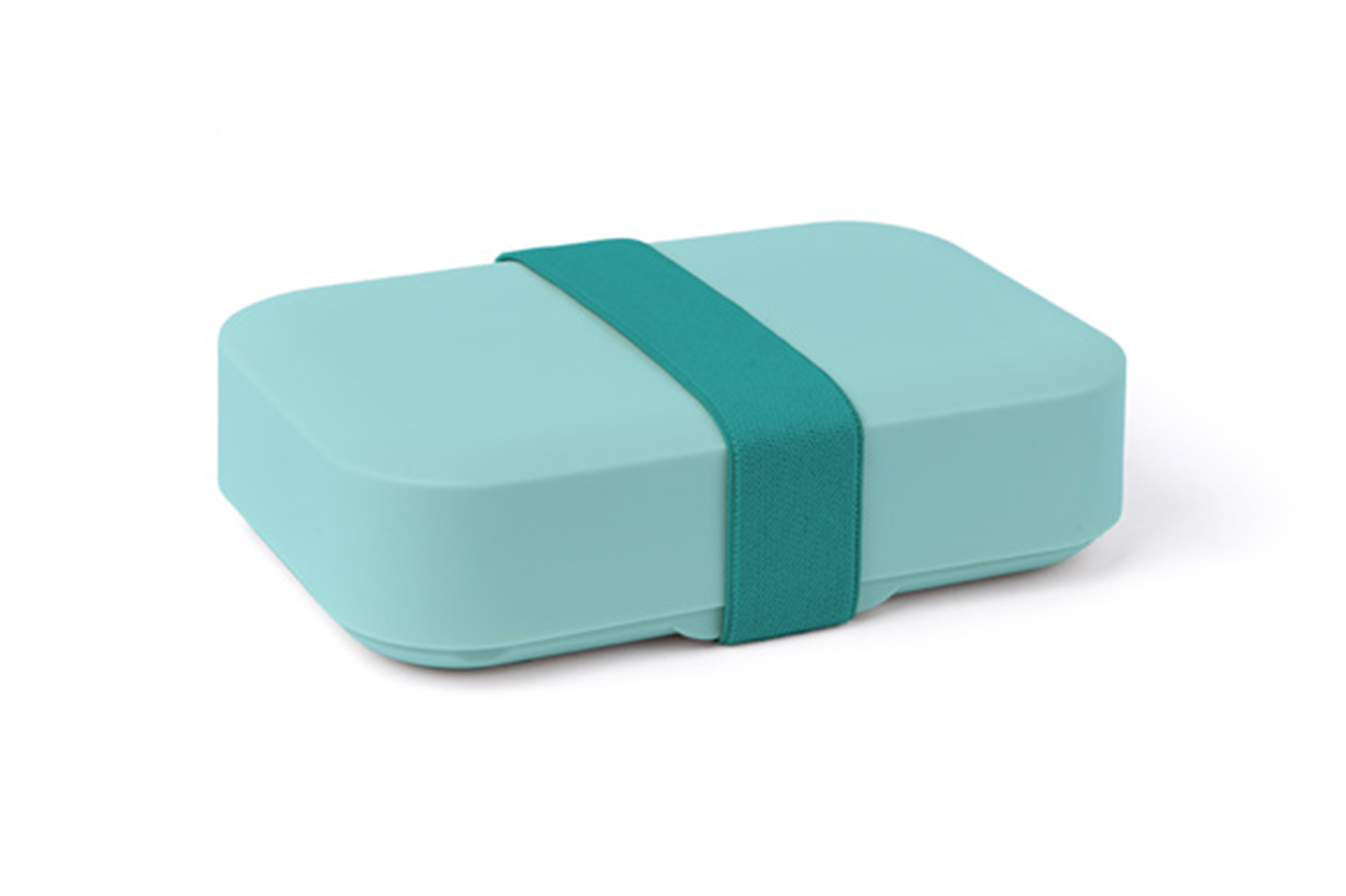 Day To Day Brooddoos Essentials On-The-Go Bay Green 18.5x12.5x4.5 cm met Elastiek