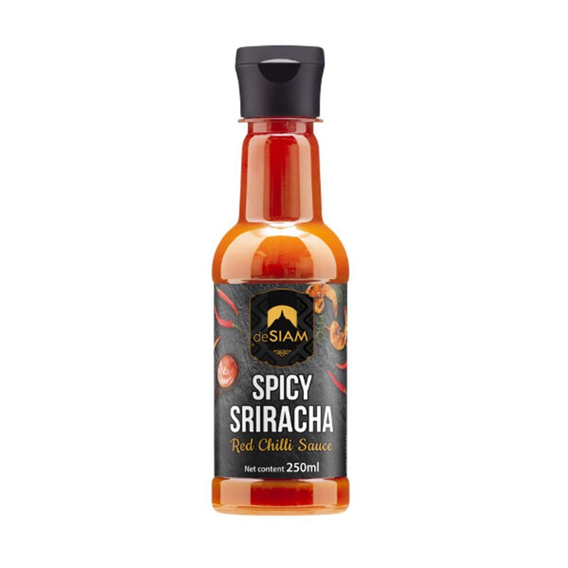 Siam Rode Chilisaus 250ml - Spicy Sriracha