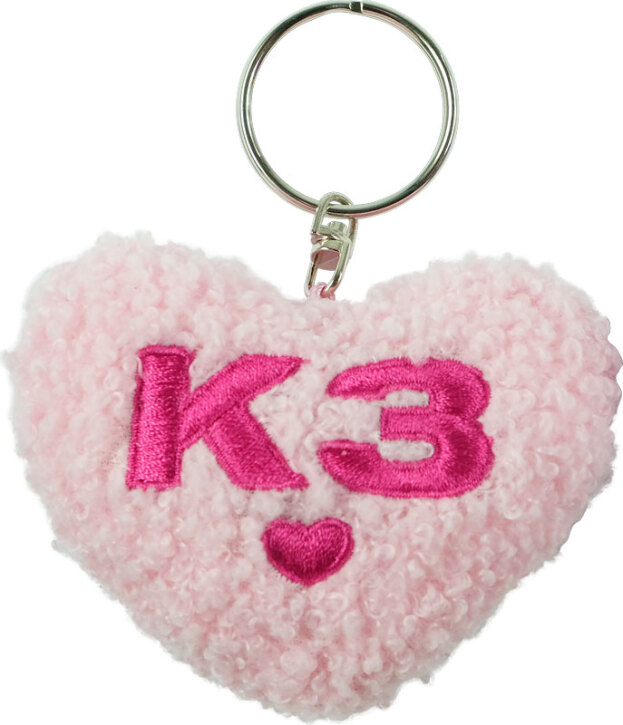 K3 - Sleutelhanger Hart Pluche