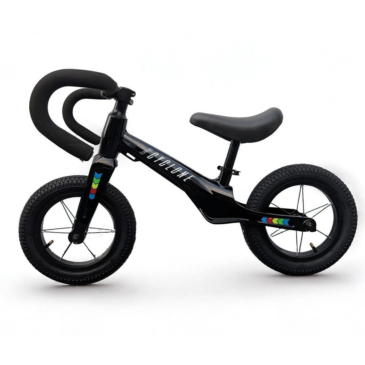 CycloSonic Flanders Cyclone Two Loopfiets Aluminium Zwart