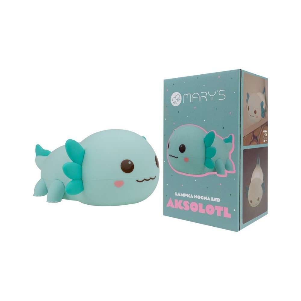 Mary's Nachtlamp LED Axolotl Blue