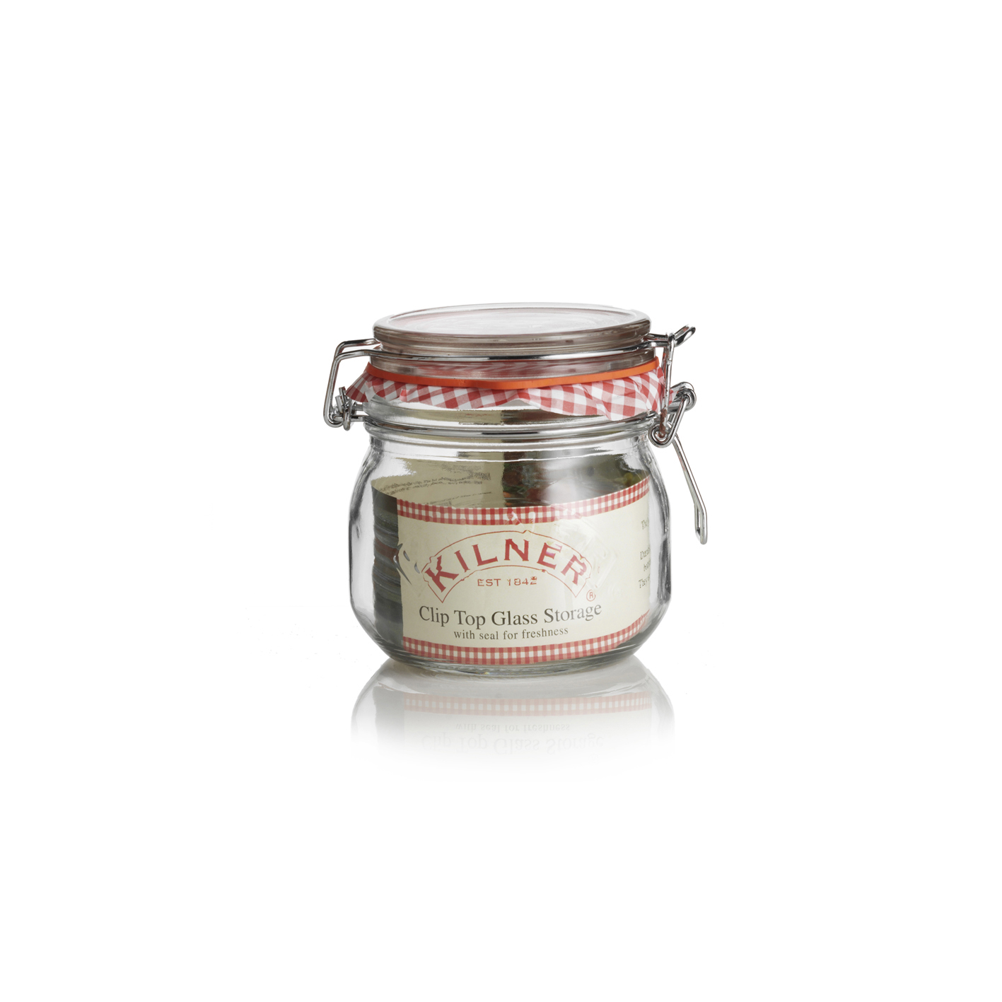 Kilner Bokaal met Beugelsluiting 500ml - Luchtdicht Clipsysteem - 13.5x11x11.3 cm
