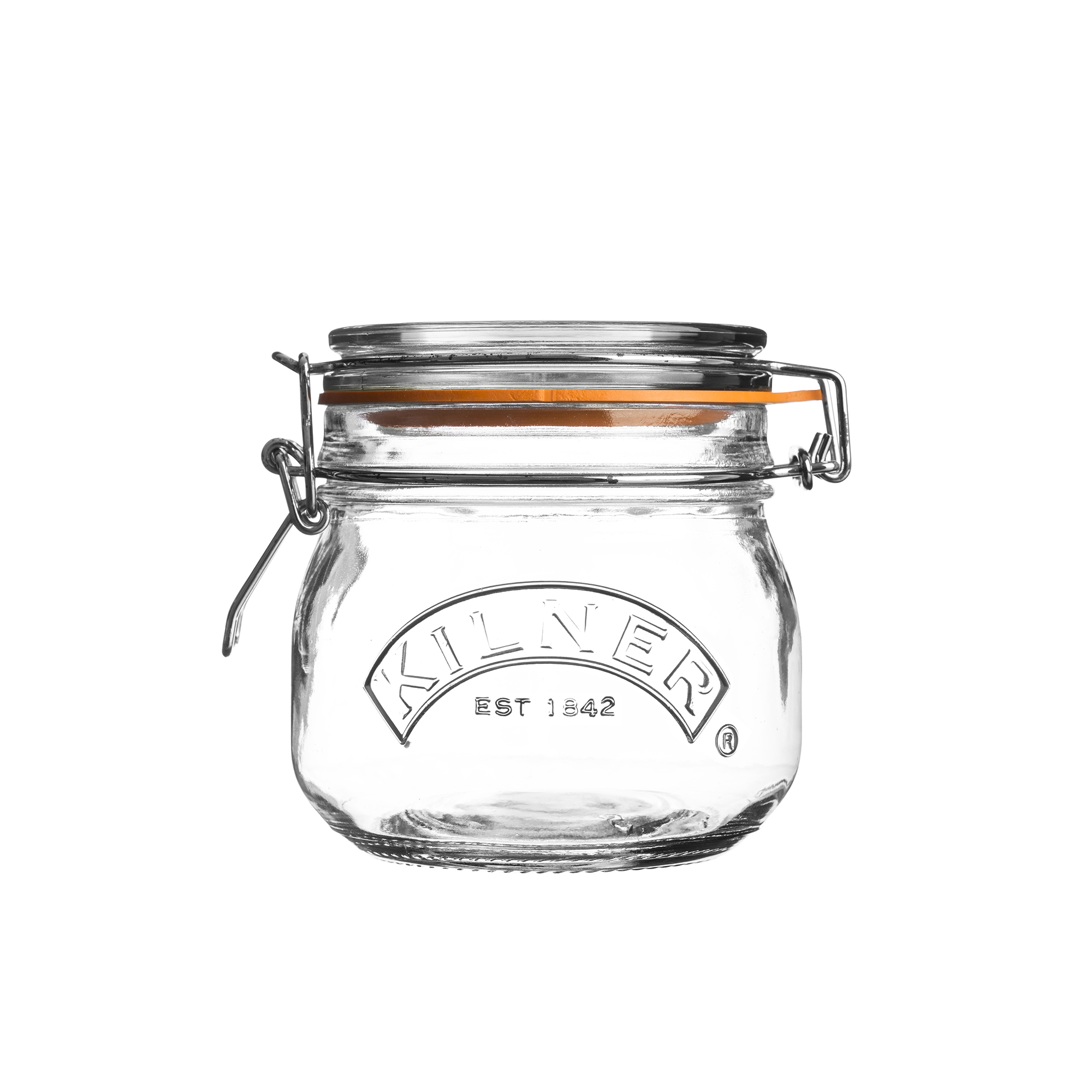 Kilner Bokaal met Beugelsluiting 500ml - Luchtdicht Clipsysteem - 13.5x11x11.3 cm